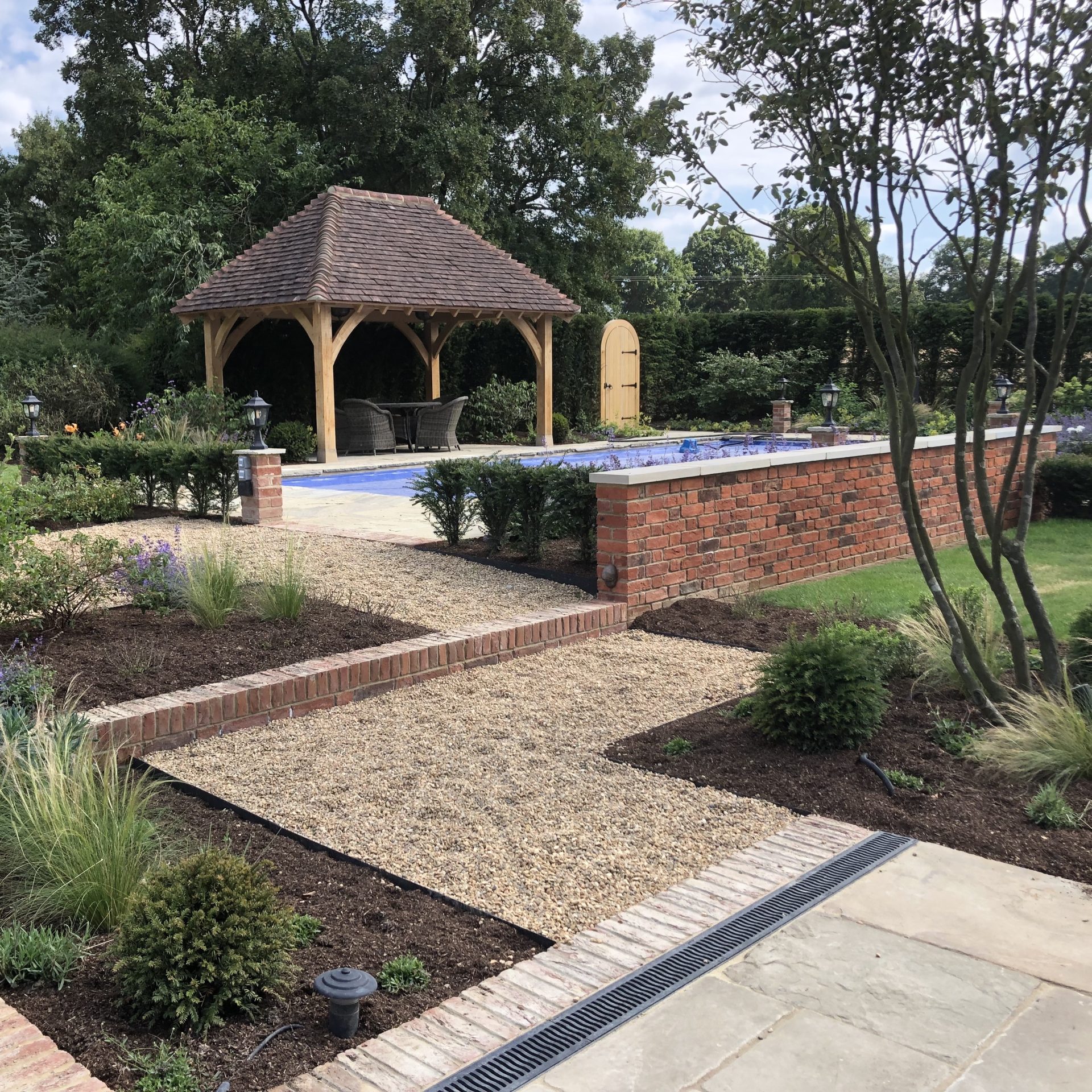 Headcorn View to Pool